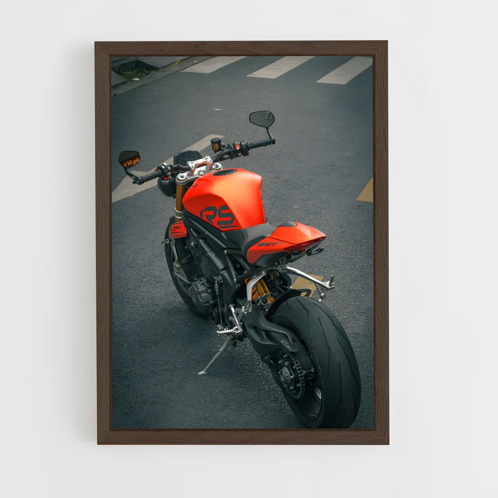 Poster moto Speed Triple RS raffiné – affiche Triumph (vue 5)